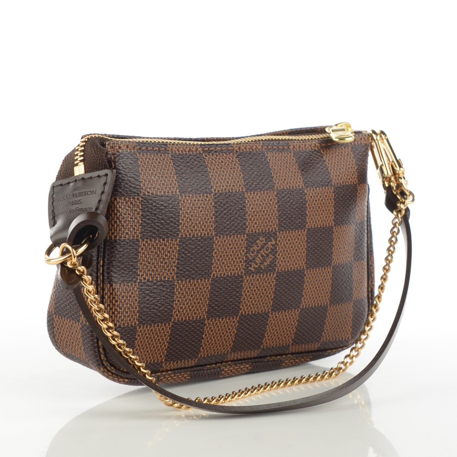 Louis Vuitton Damier Ebene Complice Trunks and Bags Mini Pochette Accessories Red 3 of 7