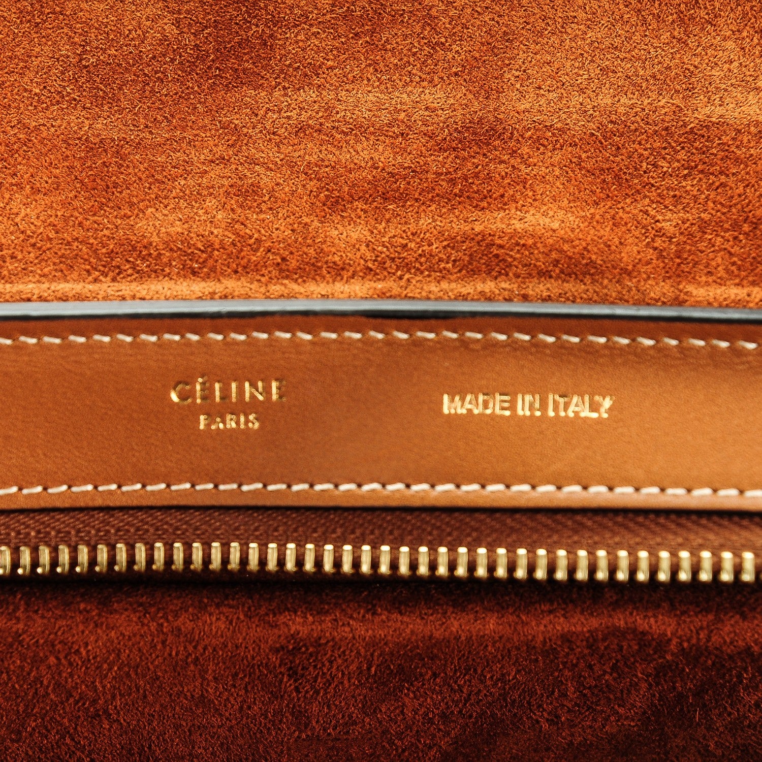 Celine Natural Calfskin Small Trapeze Tan 6 of 8