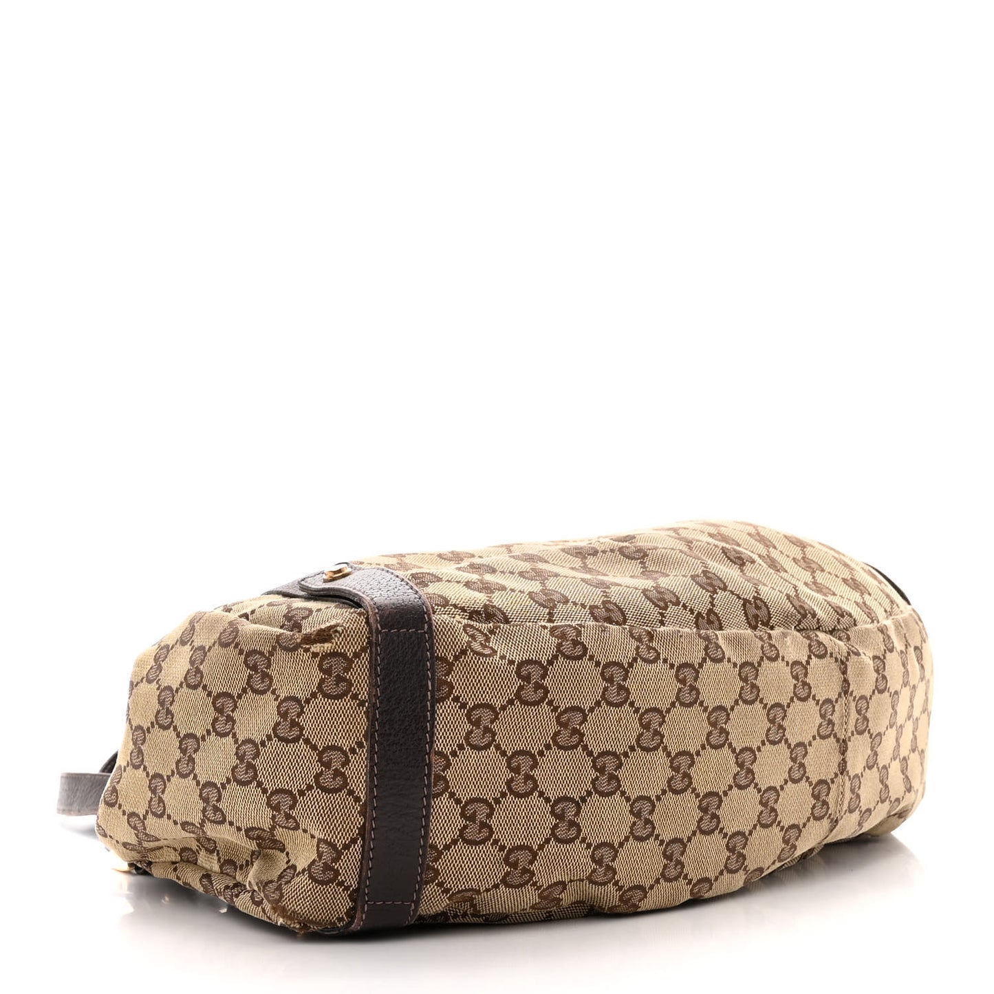 Monogram Medium Abbey Shoulder Bag Dark Brown