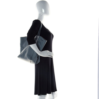 Celine Soft Grained Calfskin Small Belt Cabas Storm 2 of 12