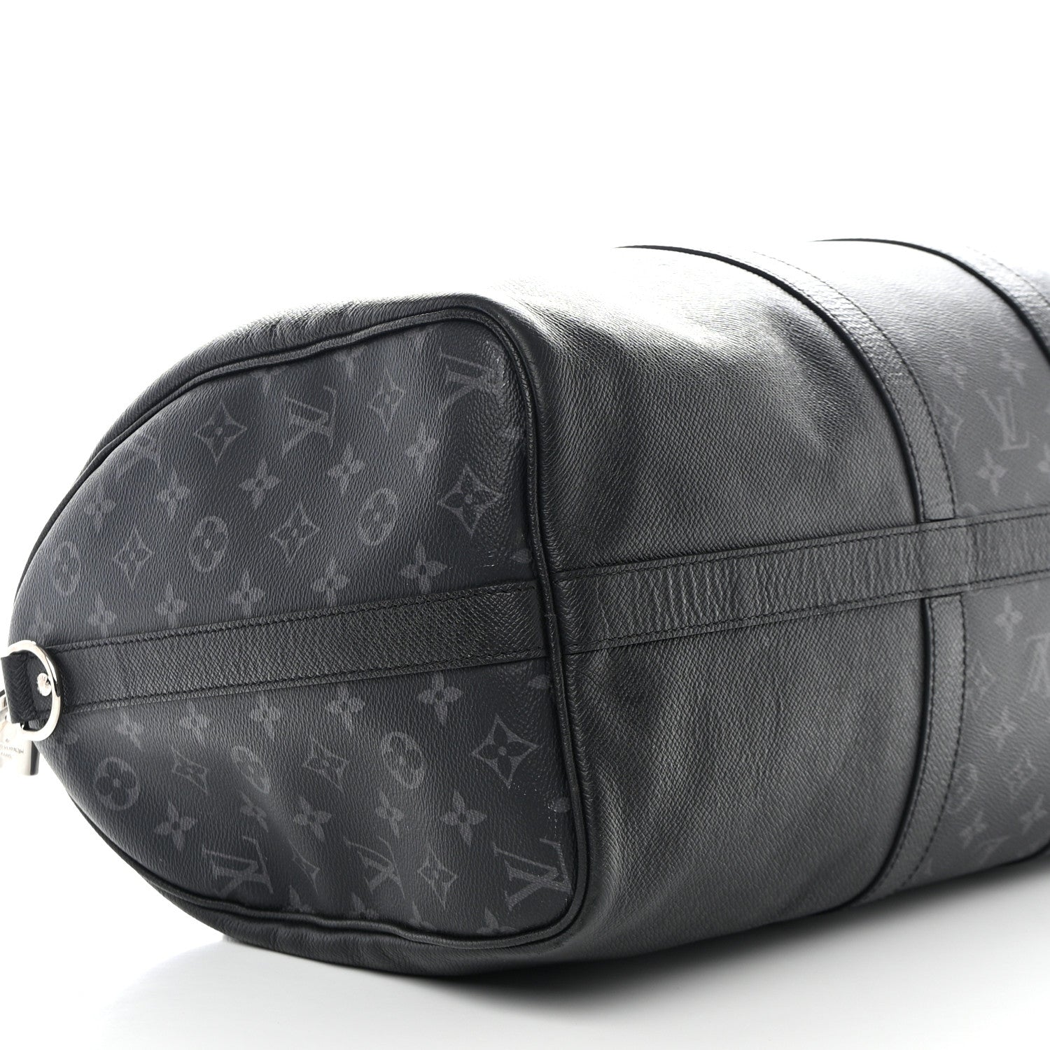 Louis Vuitton Taiga Monogram Eclipse Keepall Bandouliere 50 Black 9 of 10