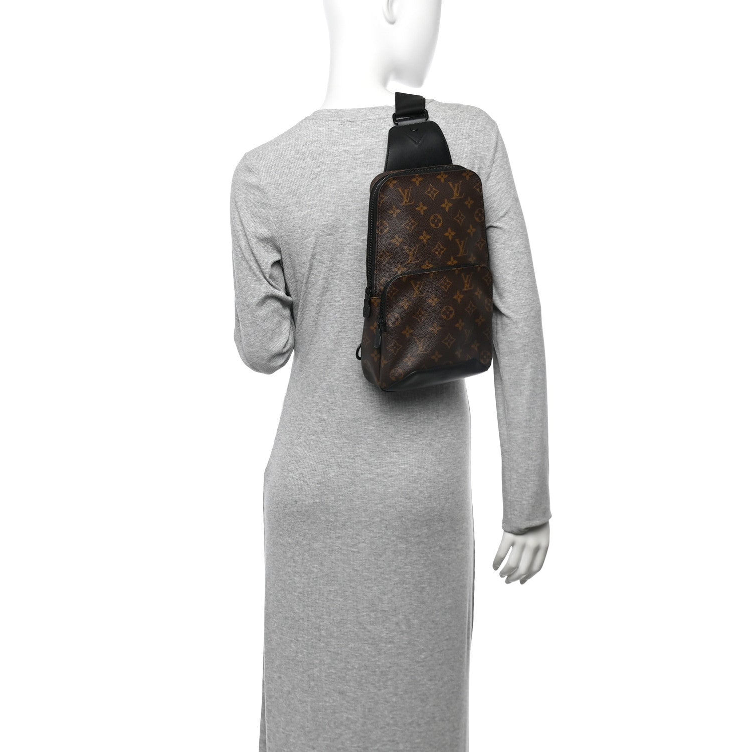 Louis Vuitton Monogram Macassar Avenue Sling Bag 2 of 9