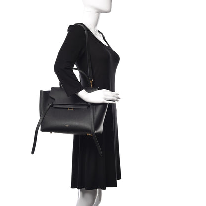 Celine Grained Calfskin Mini Belt Bag Black 2 of 9
