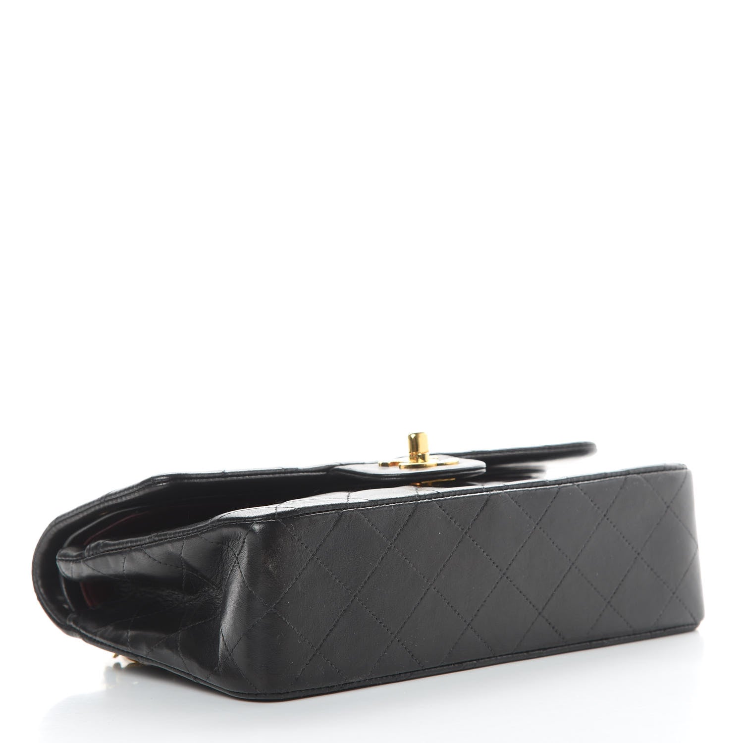 Chanel Lambskin Quilted Small Double Flap Black 4 of 15