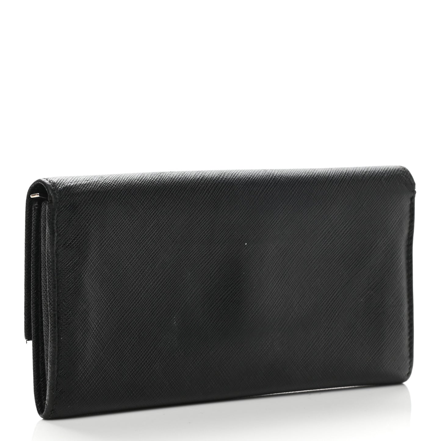 Grained Calfskin Wallet Black