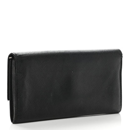 Salvatore Ferragamo Grained Calfskin Wallet Black 3 of 8