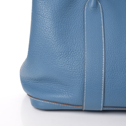 Hermes Buffle Sindhu Garden Party MM 36 Azur 8 of 9