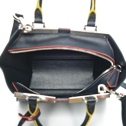 Fendi Vitello Dolce Mini 3jours Tote Blue Notte 8 of 8