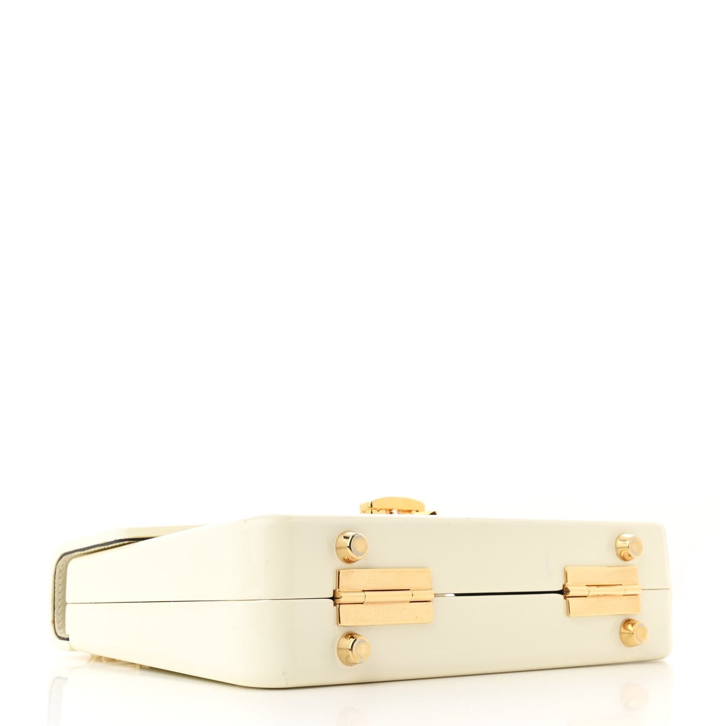 Plexiglass Mini Sylvie 1969 Top Handle Bag Ivory