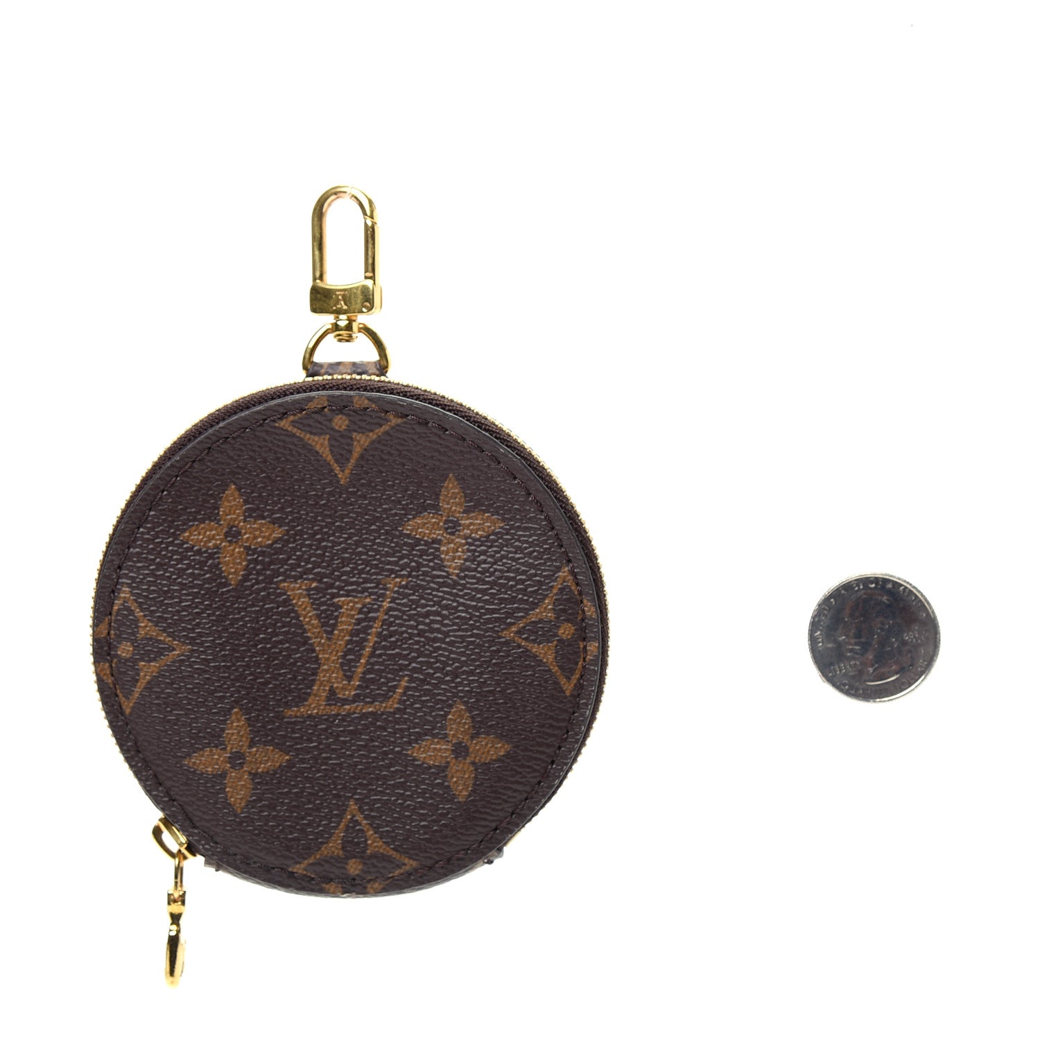 Louis Vuitton Monogram Multi Pochette Accessories Round Coin Purse 2 of 6