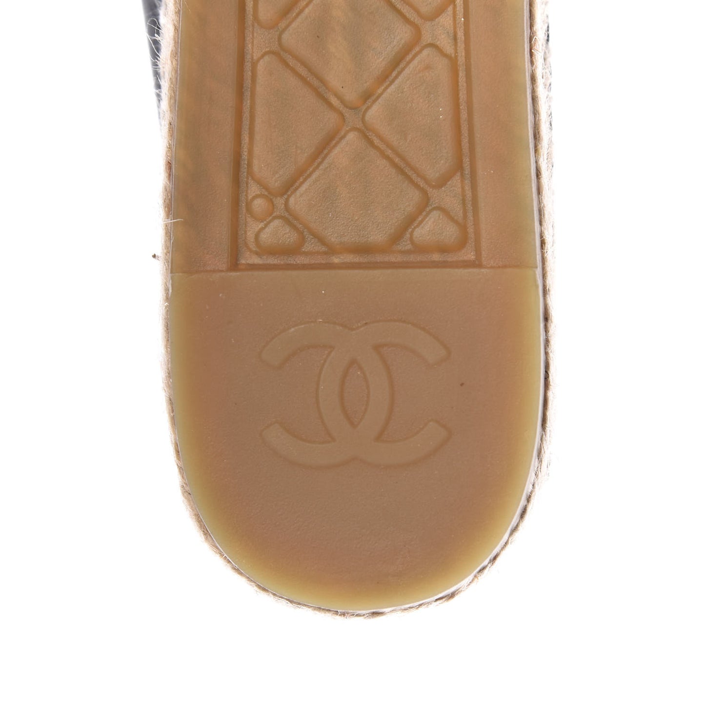 Lambskin CC Espadrilles 39 Black