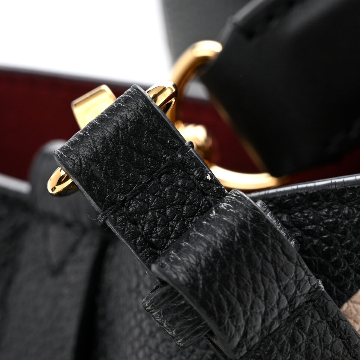 Louis Vuitton Empreinte Monogram Giant Neonoe MM  Black Beige 12 of 14
