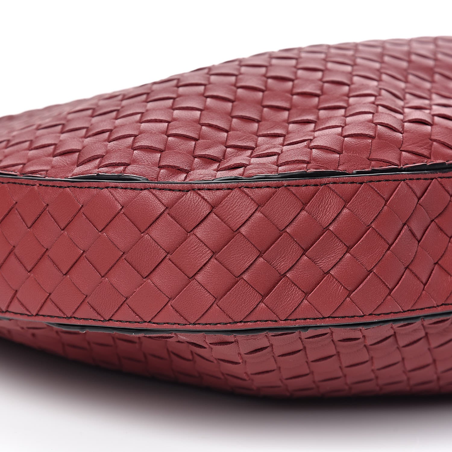 Bottega Veneta Nappa Intrecciato Large City Hobo Baccara Rose Nero 10 of 11