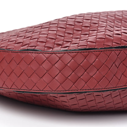 Bottega Veneta Nappa Intrecciato Large City Hobo Baccara Rose Nero 10 of 11