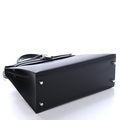 Hermes Epsom Kelly Sellier 32 Black 3 of 9
