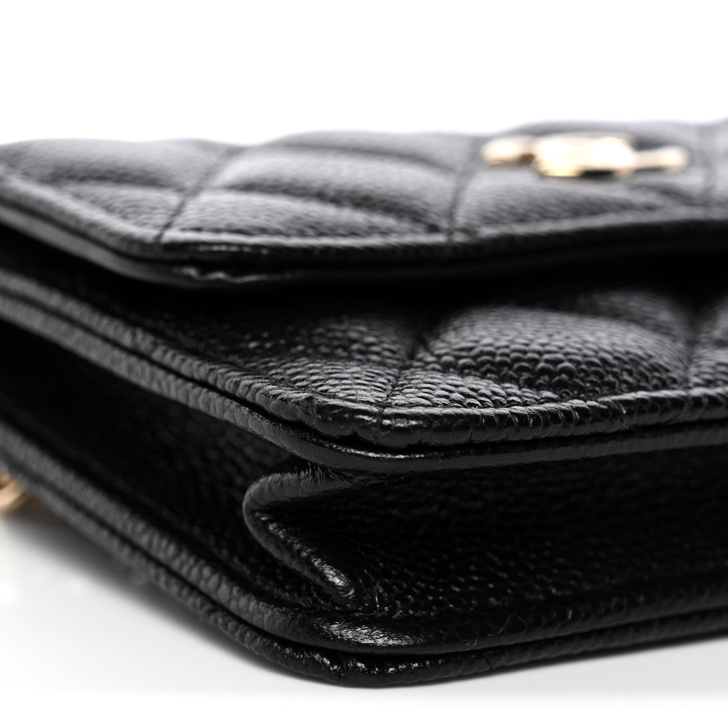 Chanel Caviar Quilted Bow Belt Bag Black 10 of 12