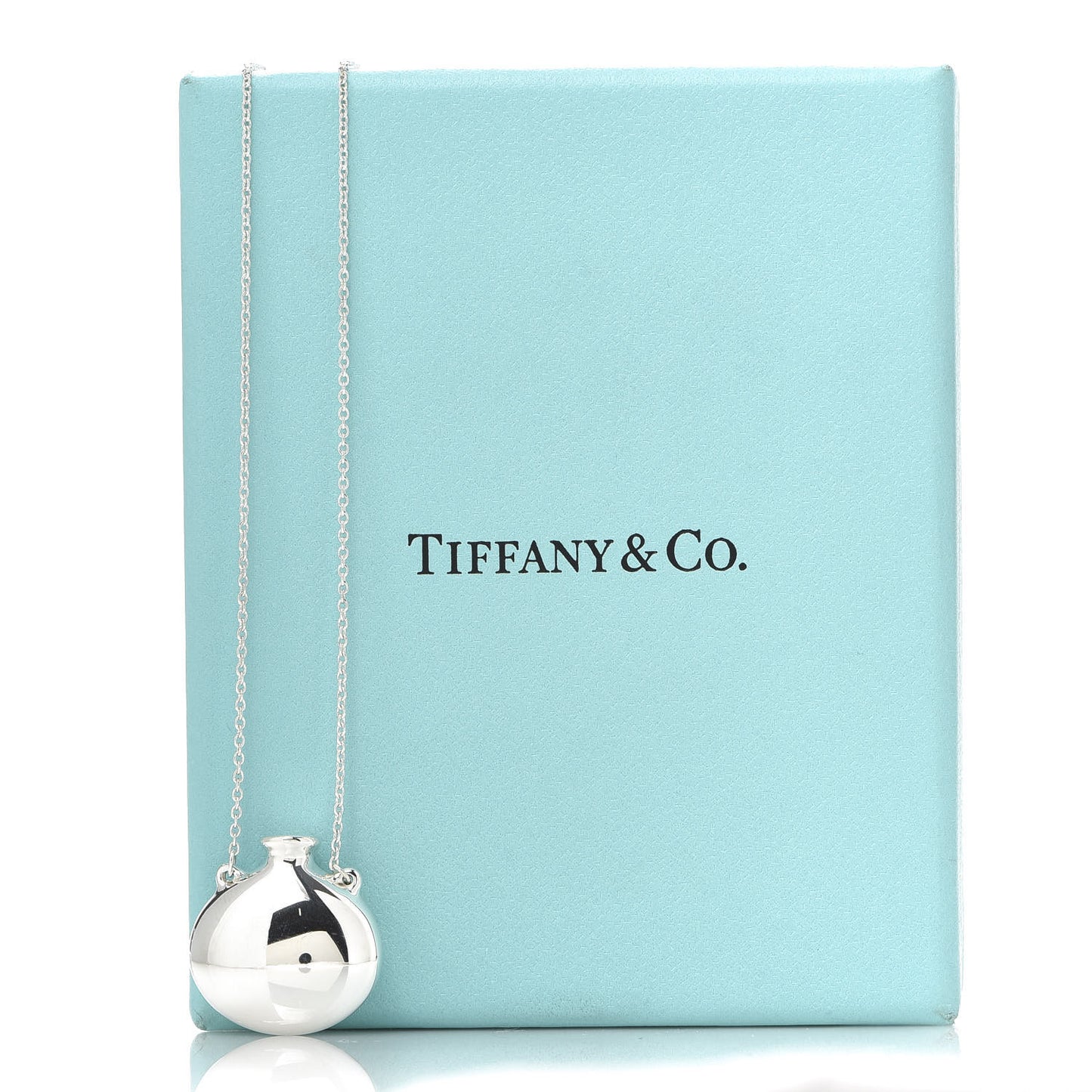 Sterling Silver Elsa Peretti Bottle Pendant Necklace