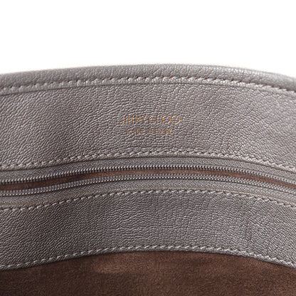 Jimmy Choo Metallic Calfskin Sasha Star Studded Tote Silver 5 of 8