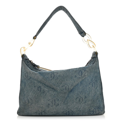 Chanel Denim CC Small Hobo Light Blue 1 of 15