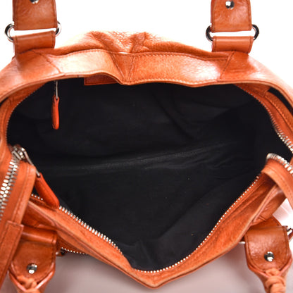 Balenciaga Agneau Giant 21 Silver Hardware City Tomate 6 of 15