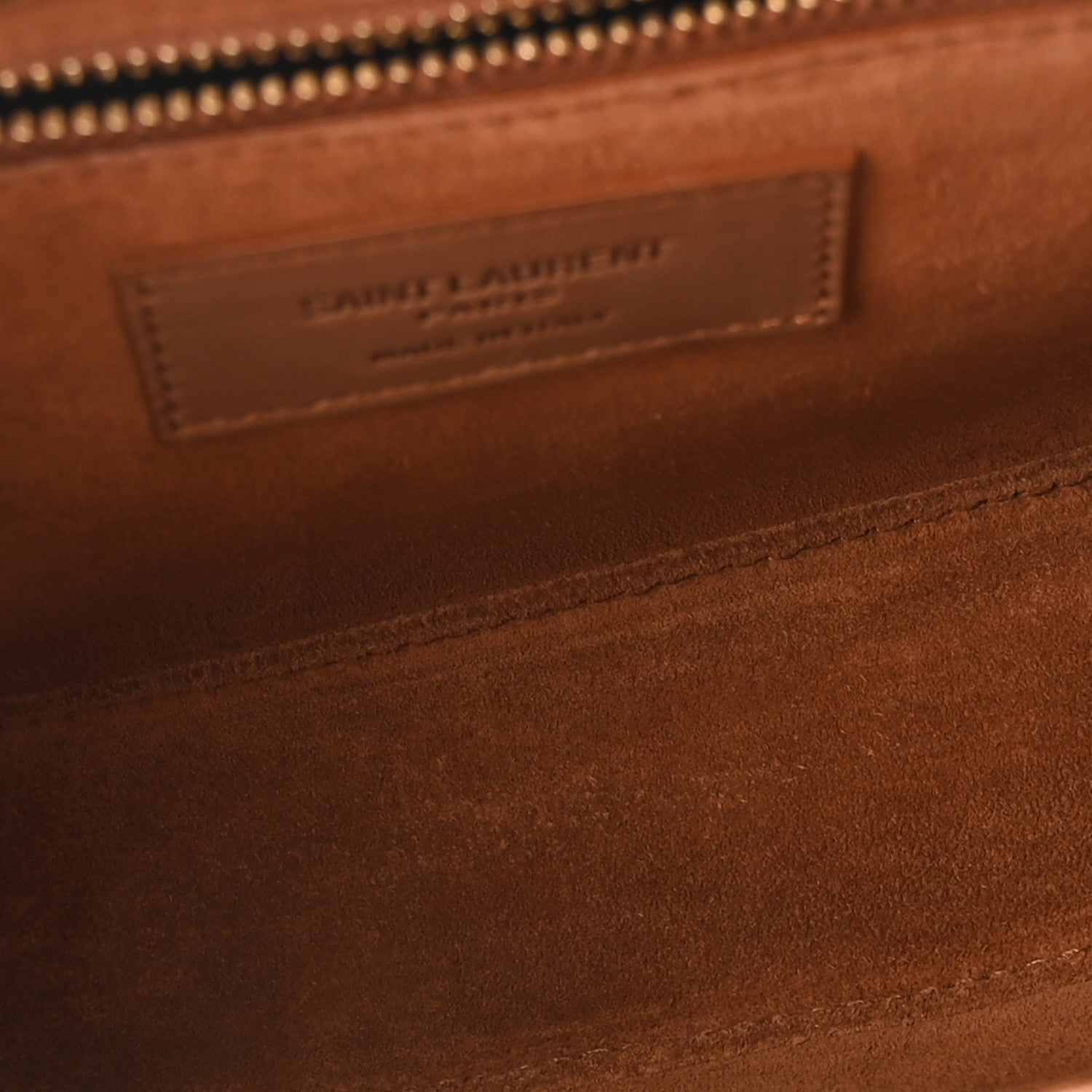 Saint Laurent Smooth Calfskin Canvas Le 5 A 7 Hobo Natural Beige Brick 5 of 9