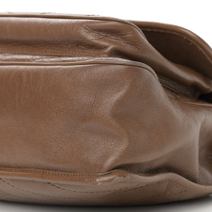 Saint Laurent Crinkled Calfskin Matelasse Monogram Medium Niki Chain Satchel Tan Brown 11 of 15