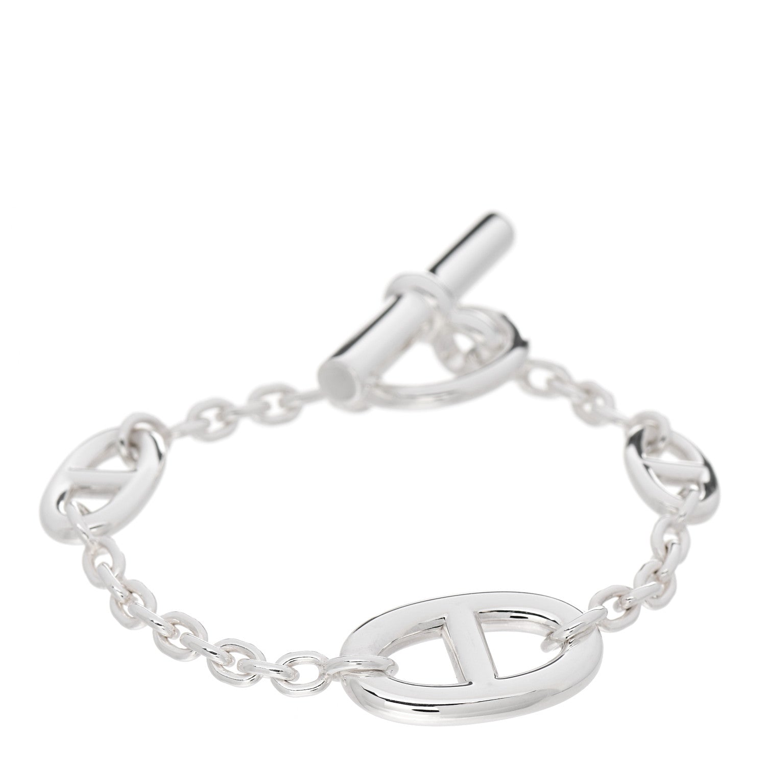 Hermes Sterling Silver Farandole Bracelet SH 1 of 4