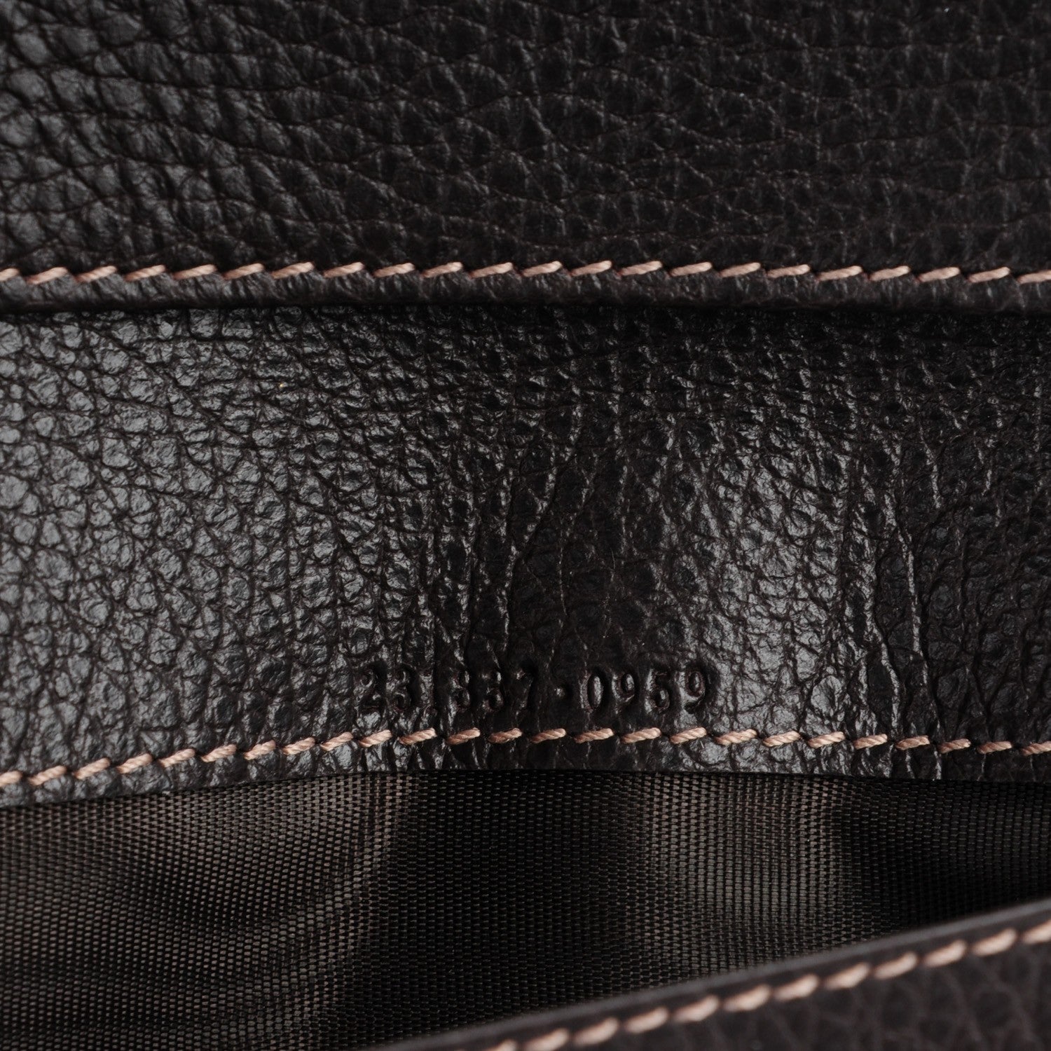 Gucci Crystal Monogram Dollar Calfskin Continental Wallet Beige Ebony Testa di Moro 7 of 7
