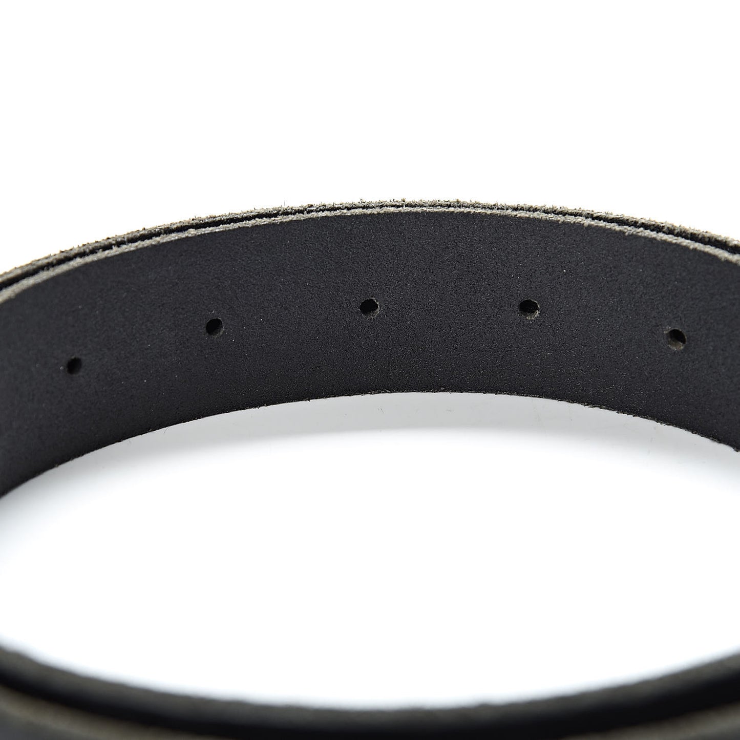 Cuoio Toscano Nickel Double G 30mm Belt 90 36 Black