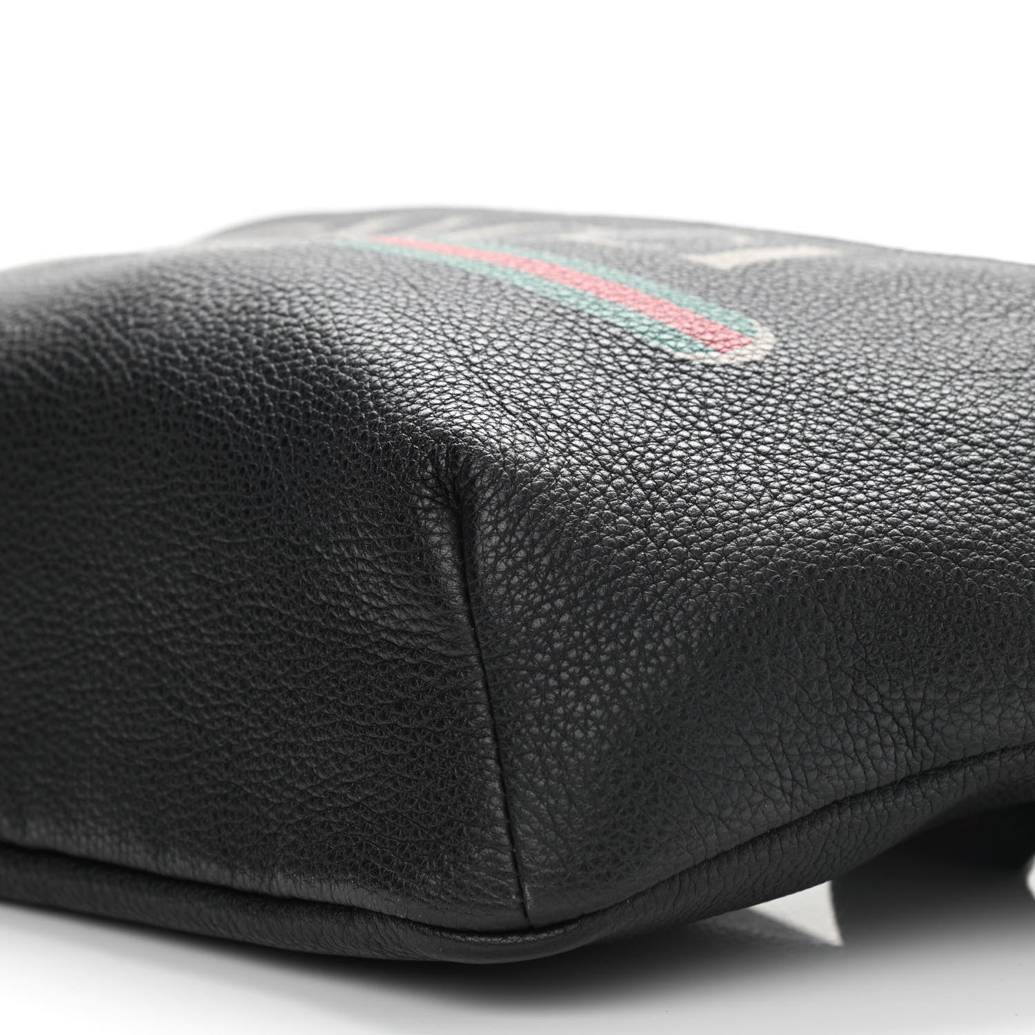 Gucci Grained Calfskin Logo Belt Bag Black 10 of 10