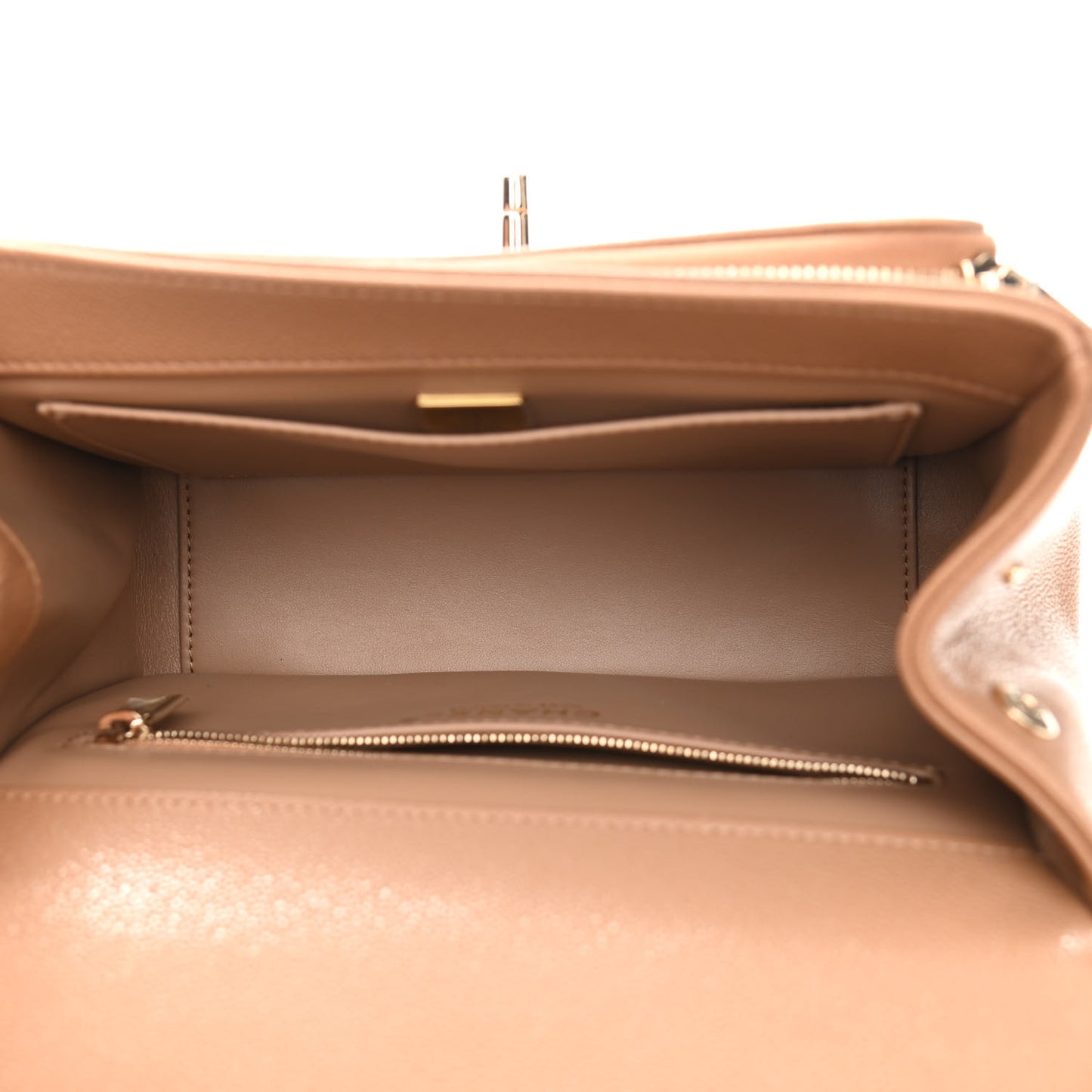 Caviar Quilted Medium Business Affinity Flap Brown