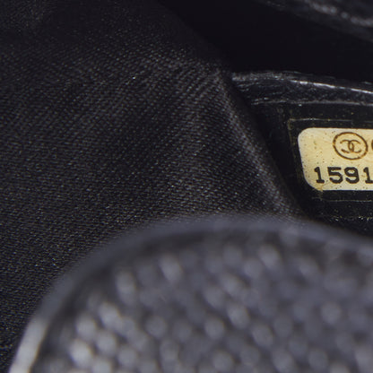 Chanel Caviar Quilted Petit Shopping Tote PST Black 9 of 9