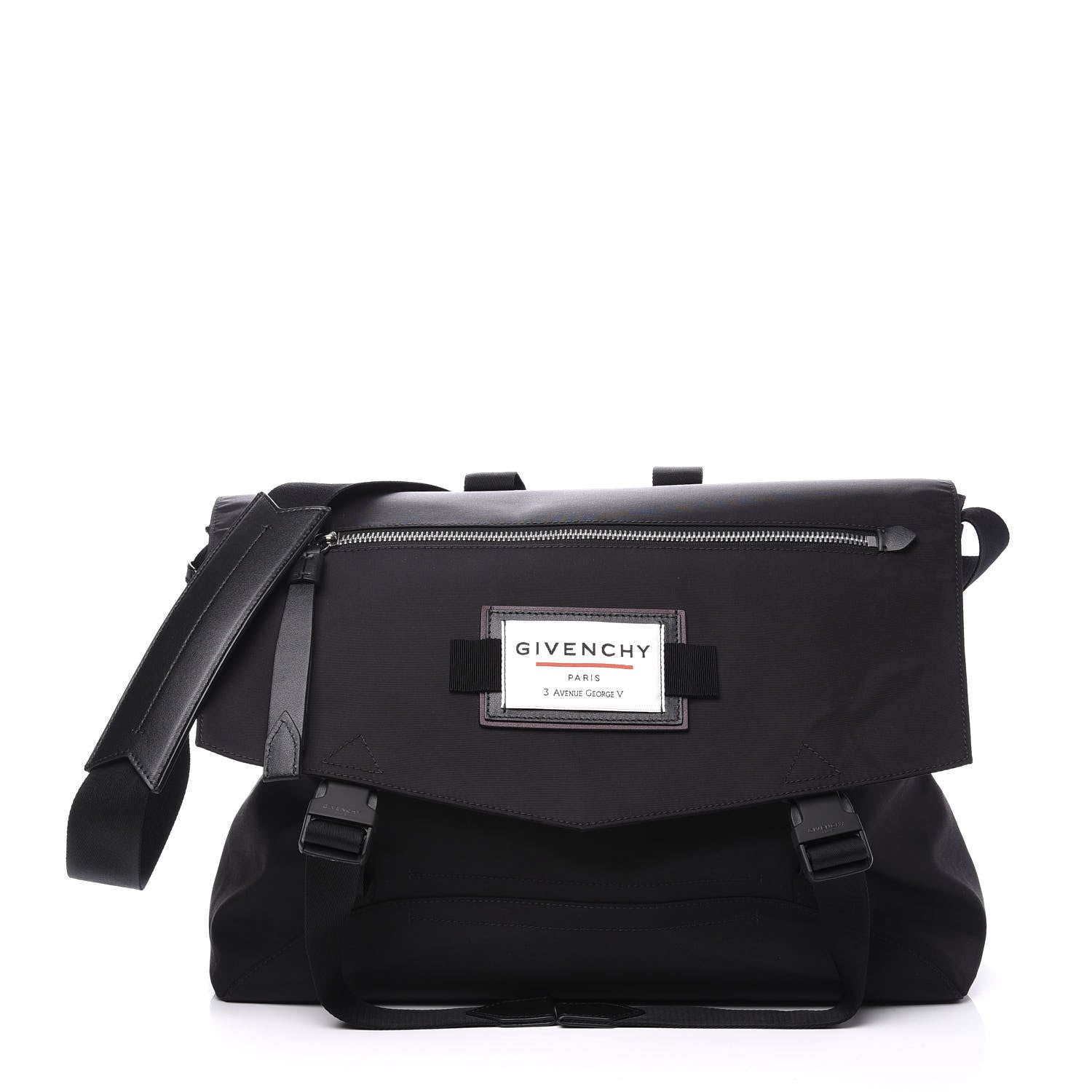 Givenchy Nylon Downtown Messenger Black 1 of 9