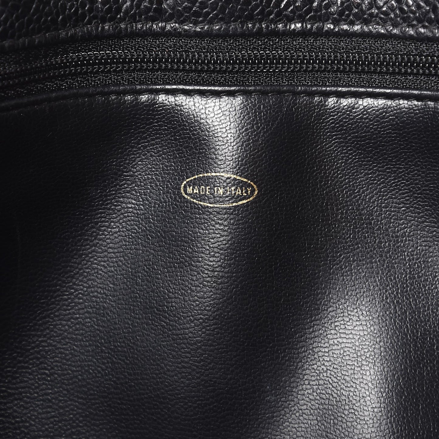 Caviar CC Shoulder Bag Black