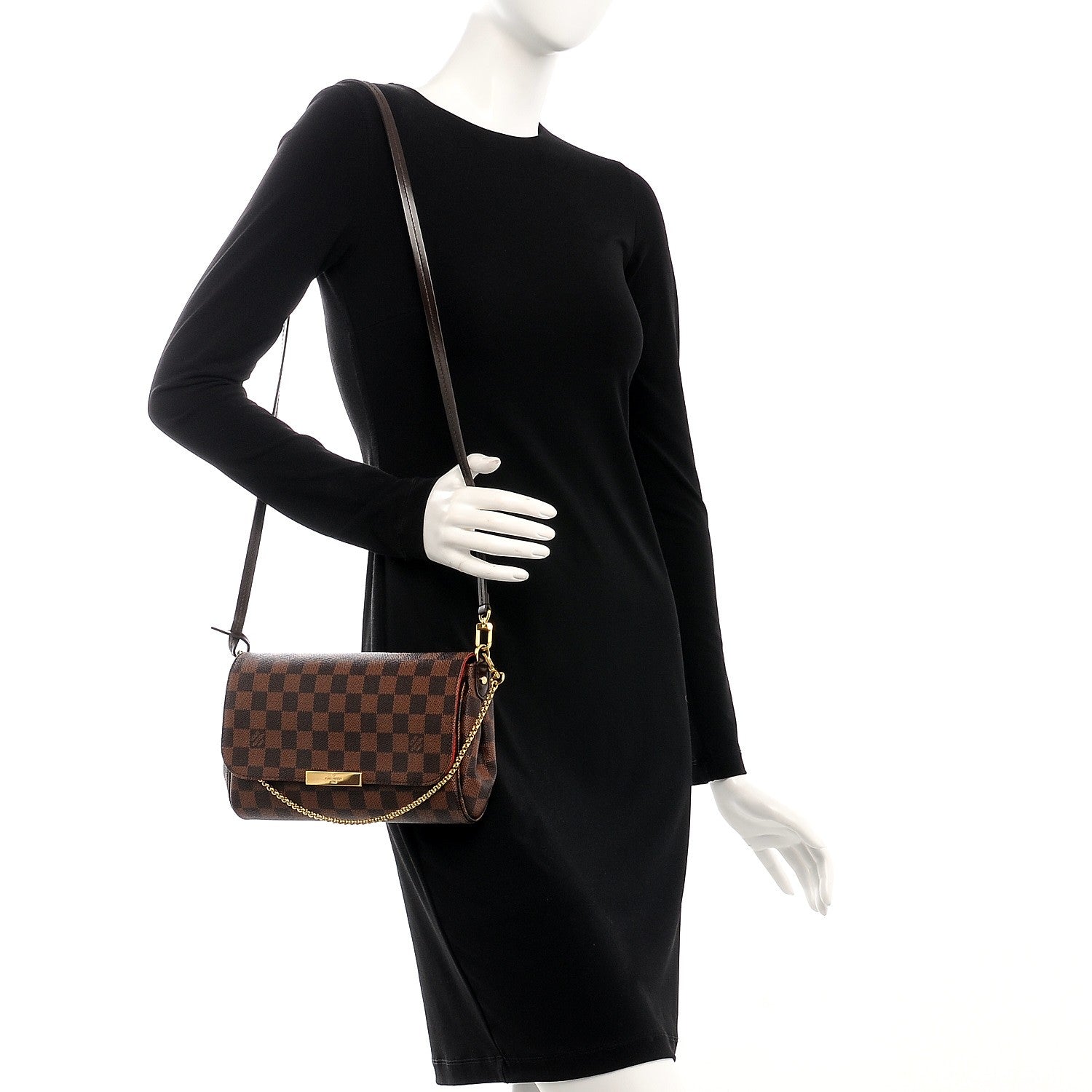 Louis Vuitton Damier Ebene Favorite MM 2 of 10