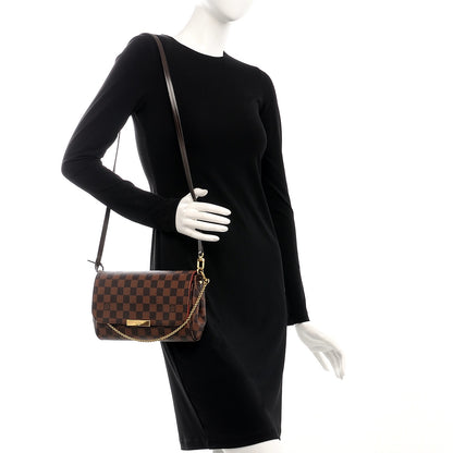 Louis Vuitton Damier Ebene Favorite MM 2 of 10