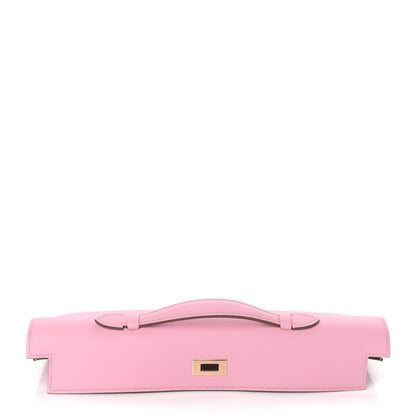 Hermes Swift Kelly Cut Clutch Pochette Mauve Sylvestre 15 of 26