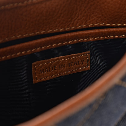 Burberry Denim Quilted Small Brook Hobo Blue 7 of 11