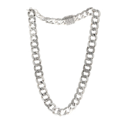 John Hardy Sterling Silver 14mm Curb Chain Necklace 3 of 4