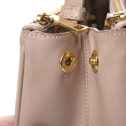 Prada Saffiano Small Galleria Double Zip Tote Cammeo 16 of 19