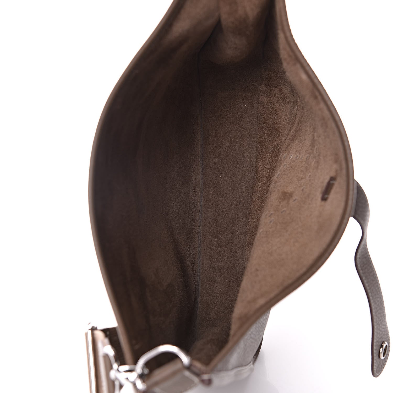 Hermes Taurillon Clemence Evelyne III GM Etoupe 7 of 10