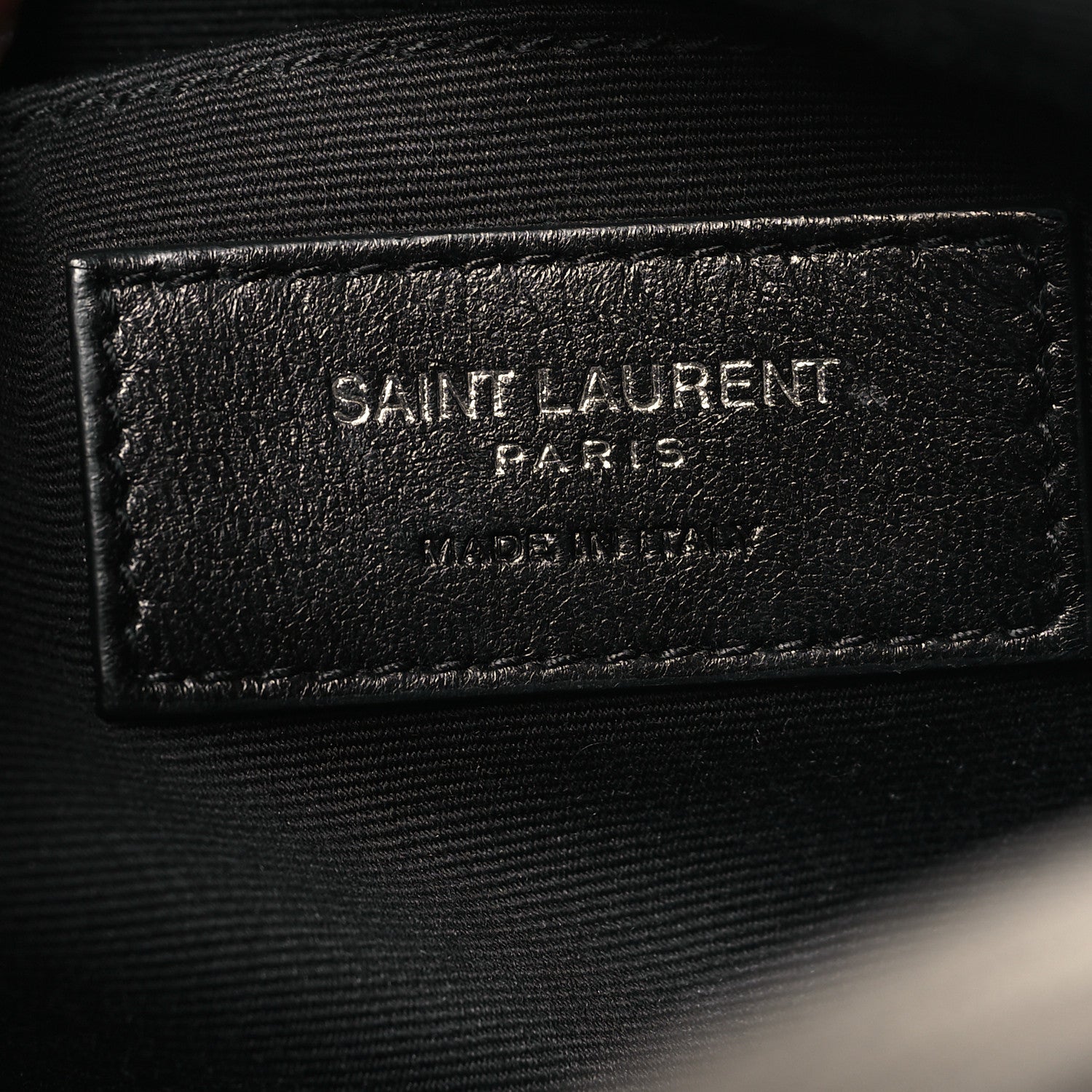 Saint Laurent Metallic Calfskin Matelasse Monogram Lou Camera Bag Silver 6 of 10