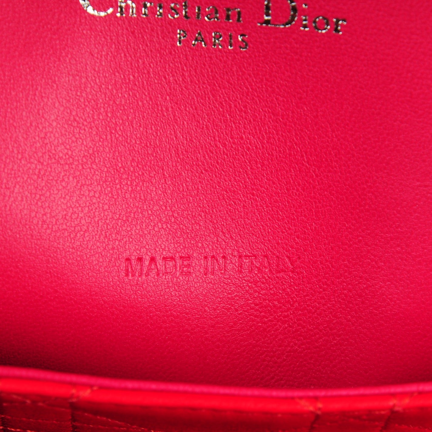 Christian Dior Lambskin Cannage Tri-Color Medium Tri-Color Miss Dior Flap Fuchsia 8 of 8