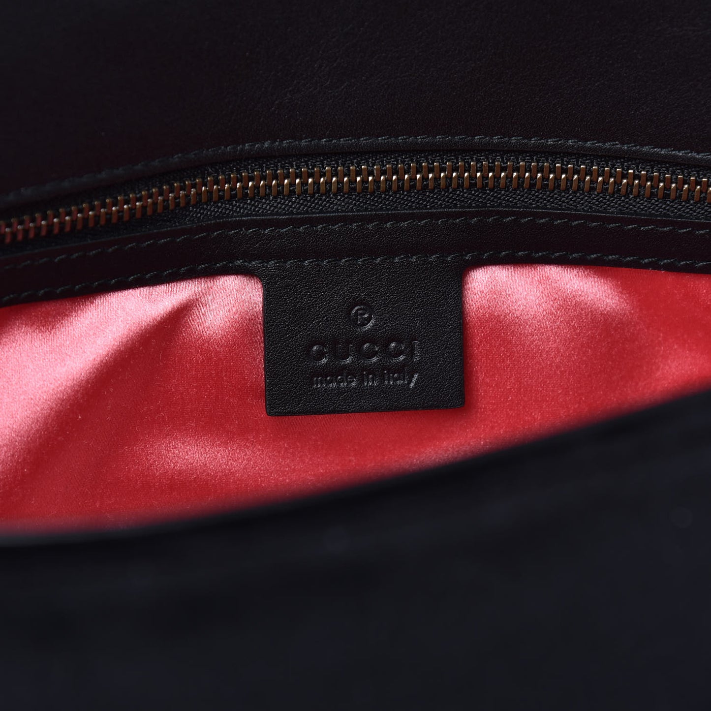 Velvet Matelasse Small GG Marmont Shoulder Bag Black