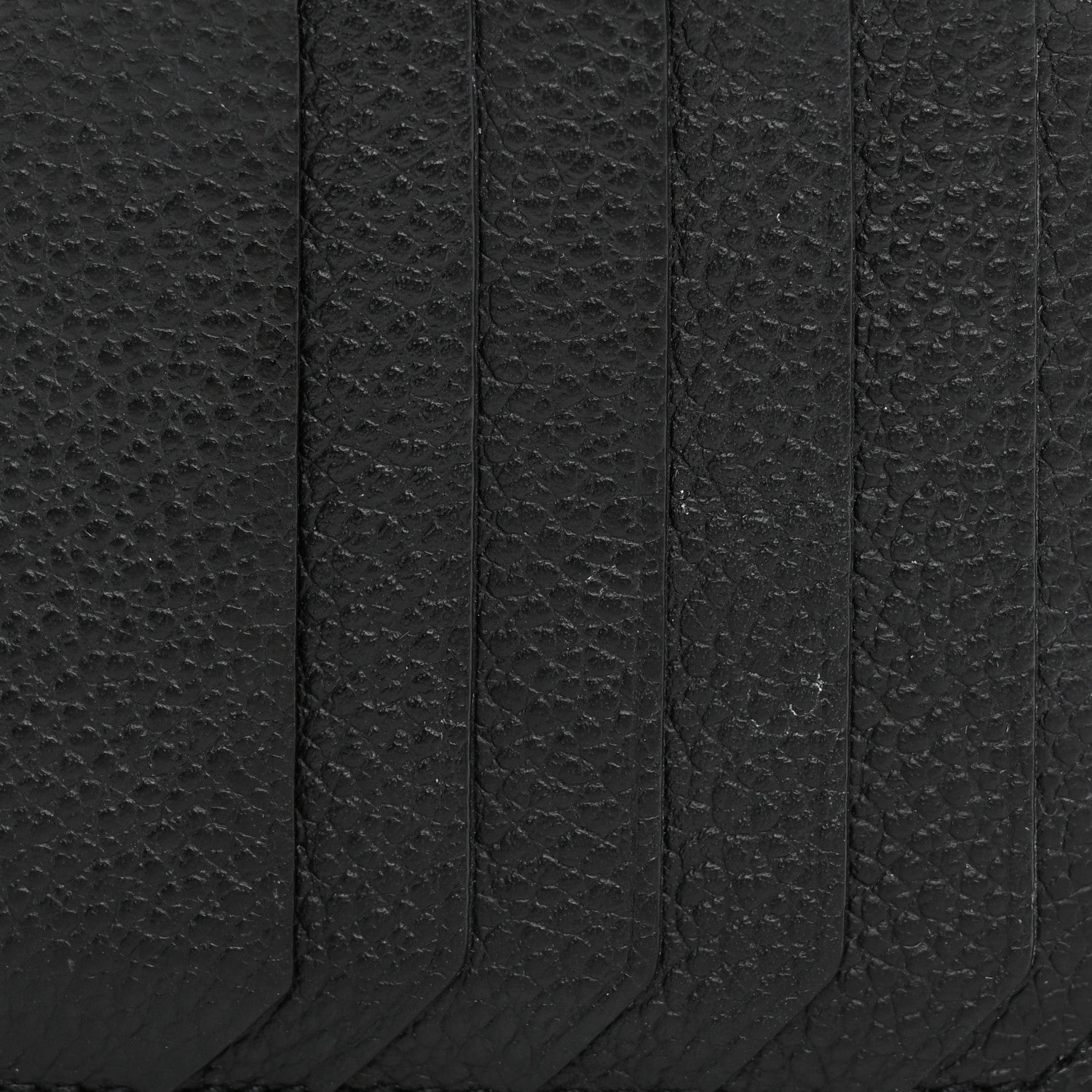 Saint Laurent Grained Calfskin 5 Fragments Zip Pouch Card Holder Black 9 of 9