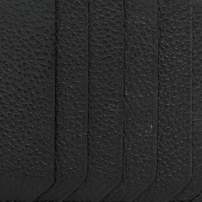 Saint Laurent Grained Calfskin 5 Fragments Zip Pouch Card Holder Black 9 of 9