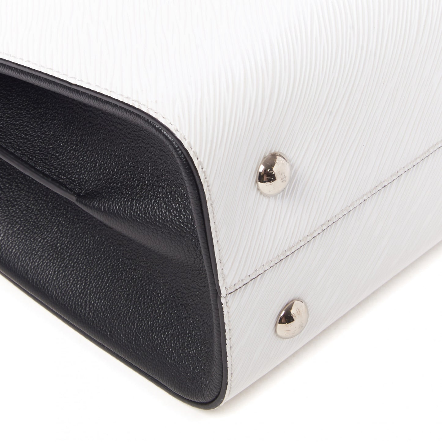 Epi Twist Tote White