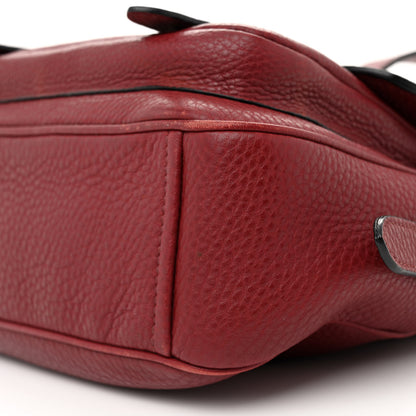 Prada Vitello Daino Messenger Bag Rubino 9 of 13
