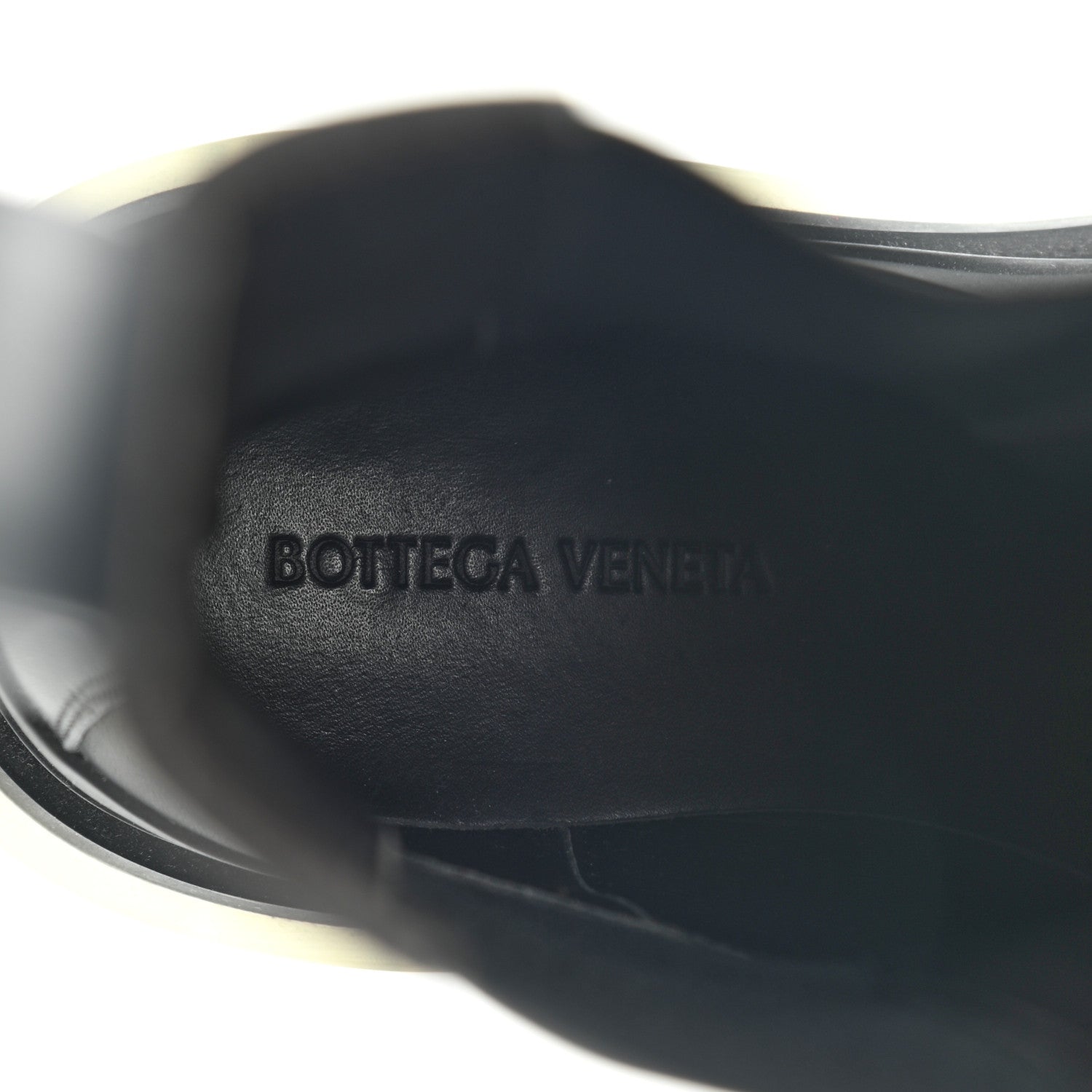Bottega Veneta Calfskin The Tire Chelsea Boots 37.5 Black Transparent 7 of 11
