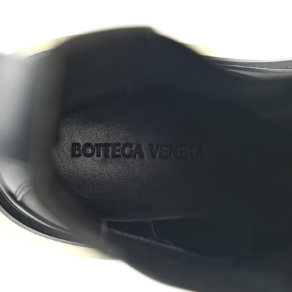 Bottega Veneta Calfskin The Tire Chelsea Boots 37.5 Black Transparent 7 of 11
